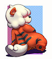 Hisuian Growlithe by LKIWS
