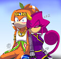 Espio x Tikal (Espikal) Genderbender