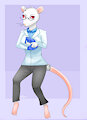 rat petting a rat by Lobunni