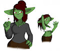 Zuuka Zappfuse - Goblin Machinist by CynthiaFirespark