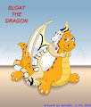 Bloat Rides Dino [Commission] by Gato303