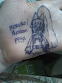 Blossom/Momoko on my hand by EmmaCRB