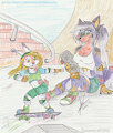 Sk8tergirls by Orinn
