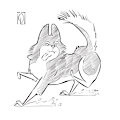 last of my husky character doodles by anthrolotl