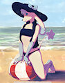 A Day at the Beach by Saucy