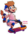 Skateboarding Toffee