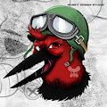 Icon Commission: War Avian by Lucaspunkart