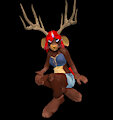 Jackalope Pose by deniseunicorn