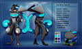 Side B Greninja SFW Ref Sheet by Scarlet Greninja