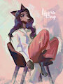 Pinky girl by LunaLeLoup