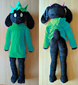 [Commission] Anthro goat plush, life-size by PixiePandaPlush