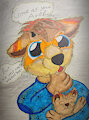 Stupid pup by 1coyotpup