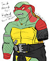 TMNT Heart AU - Raphael 29.8.2021