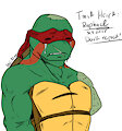 TMNT Heart AU - Raphael 31.8.2021