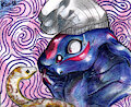 Sous-Chef with a snake by FuriarossaAndMimma
