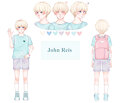 My Shota Male OC John Reis by KanbeNamura