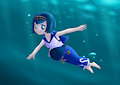 Lana WATER birth ( part 1, cloth version ) by DemonicDarlon