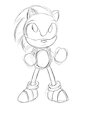 Getting a head start for #sketchtember Satam Sonic by UltraSonic