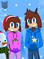 Reni & Sophie Wearing Hoodies (Collab)
