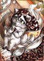 Chibi commission - Coffee