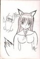 Not so innocent foxgirl  by rawellivan