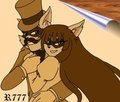 Thaddeus and his wife Lady Agathe by rougethebat777