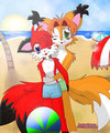 Jonhs and James on the Beach by jonhskitsune