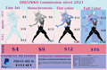 DRIZZKKO COMMISSION SHEET 2021 by DRIZZKKO