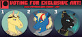 Voting for August exclusive art!