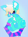 Blue kitty by Polisici