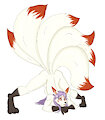 Jack-O Pose Kitsune