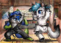 Commission - In the dojo