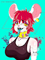 Dolly The punk Mouse by Lucaspunkart