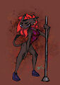 Sassy pole dancer by DanielCr