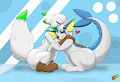 Fox and "eevee" (first drawing remastered! - 3 years!)