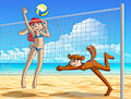 Summer volleyball