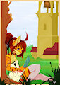 Synn chilling by a tree by SynnfulTiger