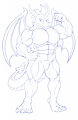Big Purple Flexer (sketch ver.) by ThePaleHammer