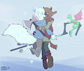 Art trade // hiccup x jack