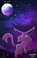 Espeon - Moonlight by Kryztar2