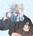 A sassy sweater by Rvyne