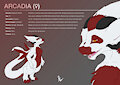 Commission - Arcadia Character Sheet