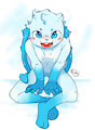 blue bunny by chocobo