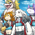 Team Of Dogsled by TsuchinokoDASH