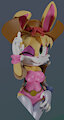 Bunnie the Cowgirl says "Howdie"
