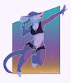 Armadillo Lady by SugarCookieDoe