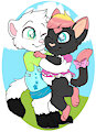 Nazz hugging Sierra -By NazzNikoNanuke-