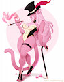 Exit Stage left (Pink Panther) by Vexstacy