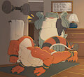 Snake push-ups (animation) by ZiRan