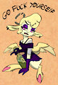 Keenie - Fallen Angel (Coloured) by VioletEchoes